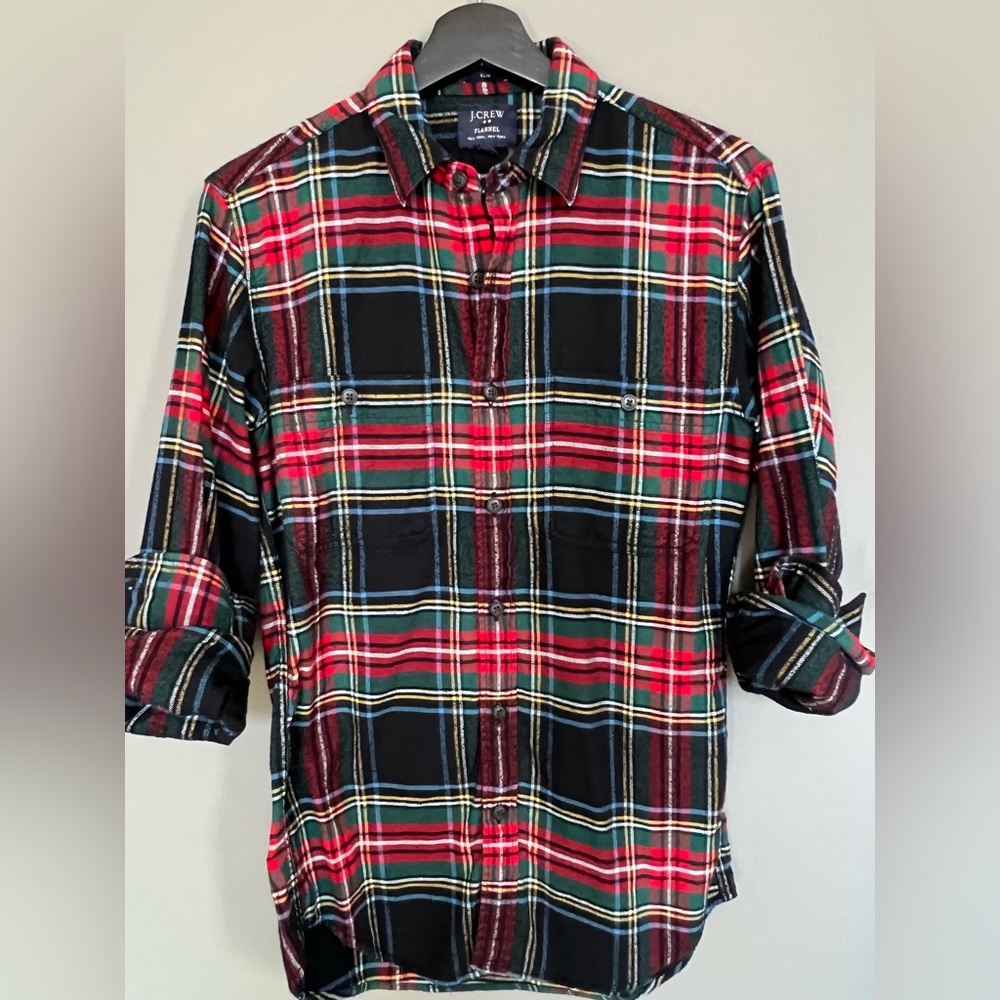Men’s Tartan Soft Flannel Shirt, Small